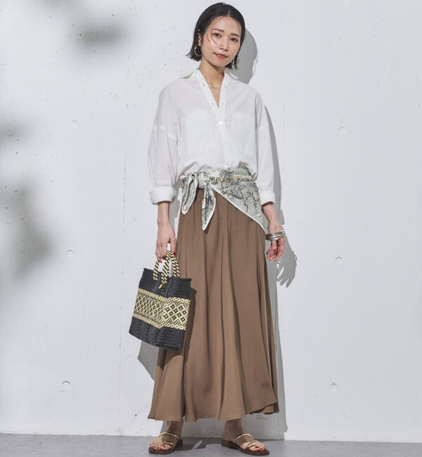 Doux archives「&rsquo;サテンバイアススカート&rsquo;」|スカート|