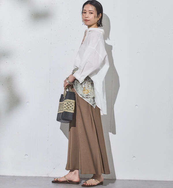 Doux archives「&rsquo;サテンバイアススカート&rsquo;」|スカート|