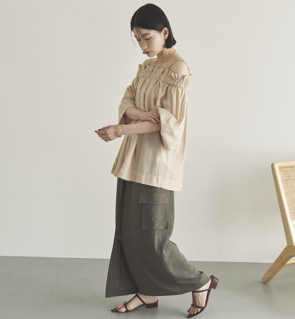 Doux archives「オフショルフリルブラウス」|シャツ・ブラウス|