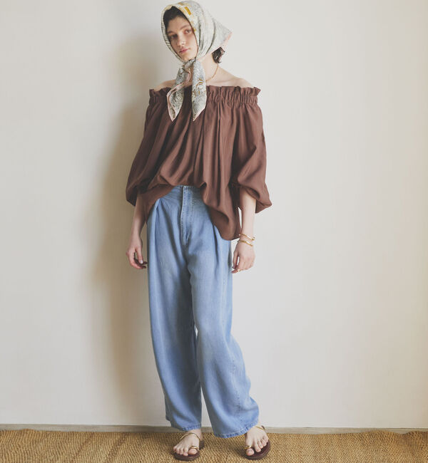 Doux archives「オフショルフリルブラウス」|シャツ・ブラウス|