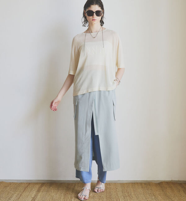 Doux archives「サテンカーゴタイトスカート」|スカート|