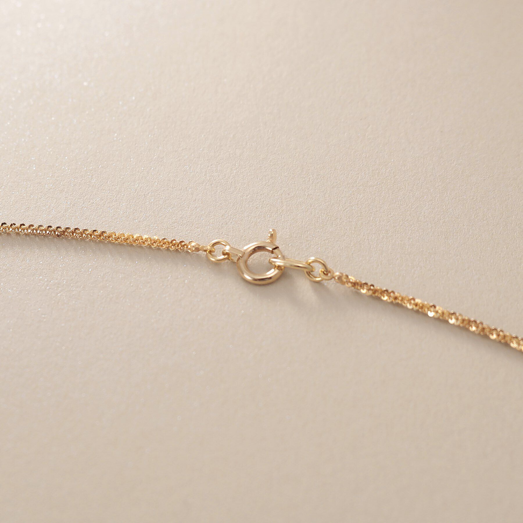 COCOSHNIK「K10クリスクロスチェーン ネックレス（60cm）」|ネックレス|