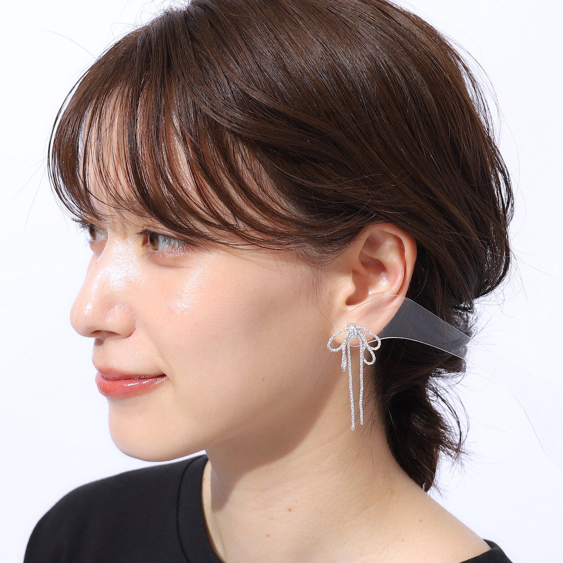 SHOO･LA･RUE「たれリボンピアス」|ピアス|