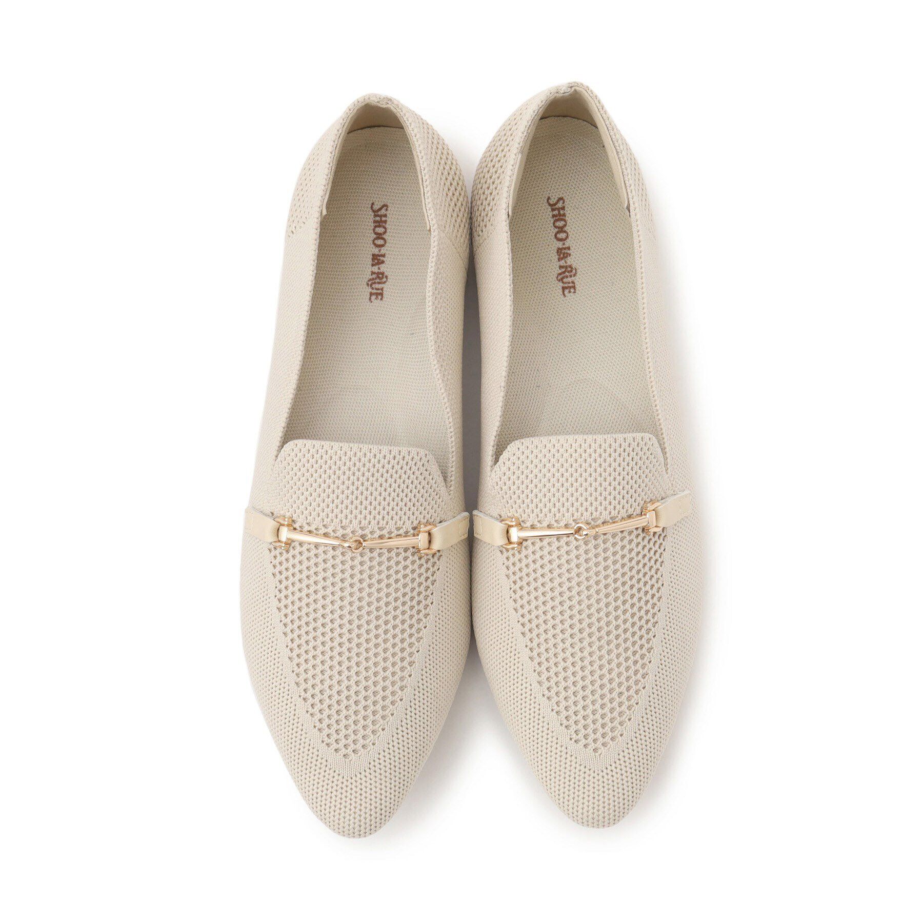 SHOO･LA･RUE「【洗える】ニットポインテッドローファー」|その他|