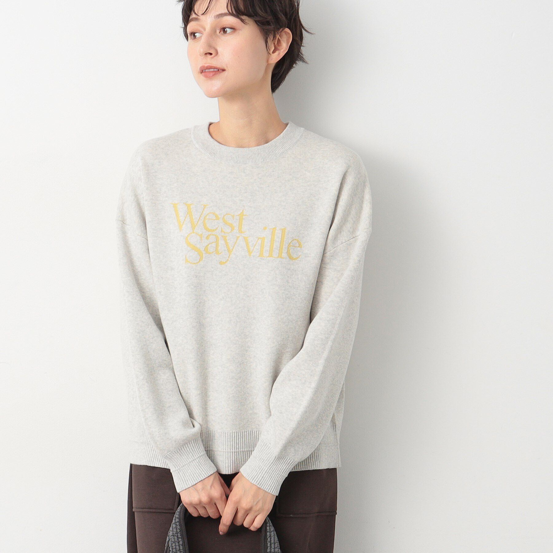 Dessin「【洗える】ロゴジャカードニット（XS～L）」|ニット・セーター|