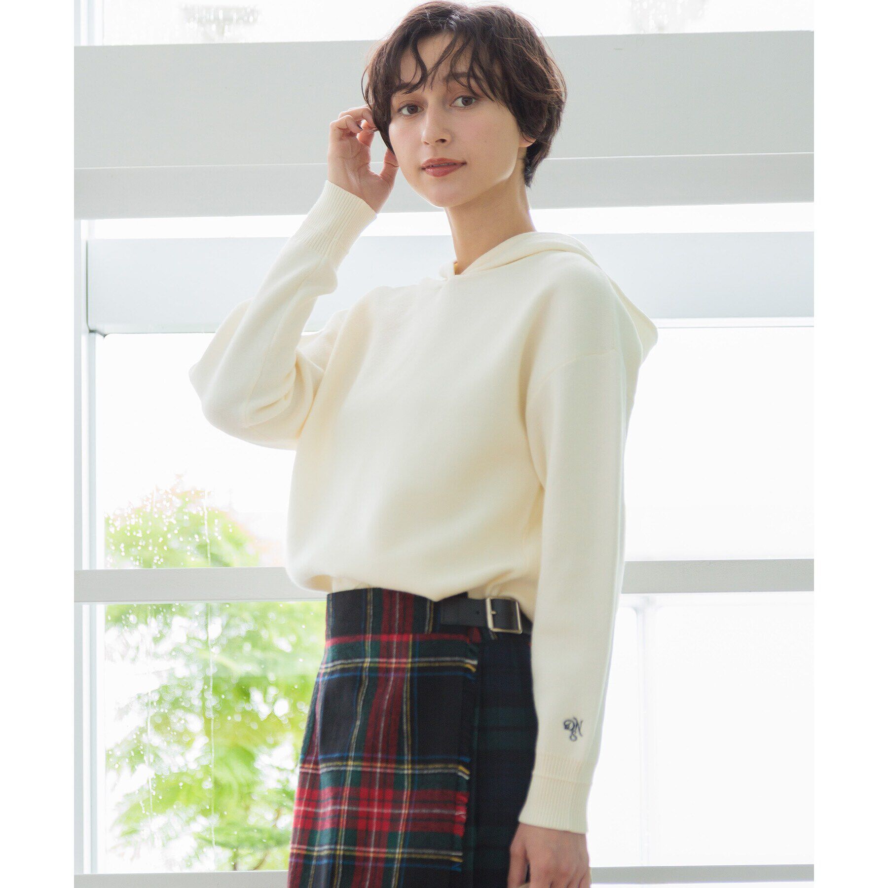 Dessin「【シリーズ累計1万枚！3シーズンOK・洗える】ちょうどいいパーカ」|ニット・セーター|