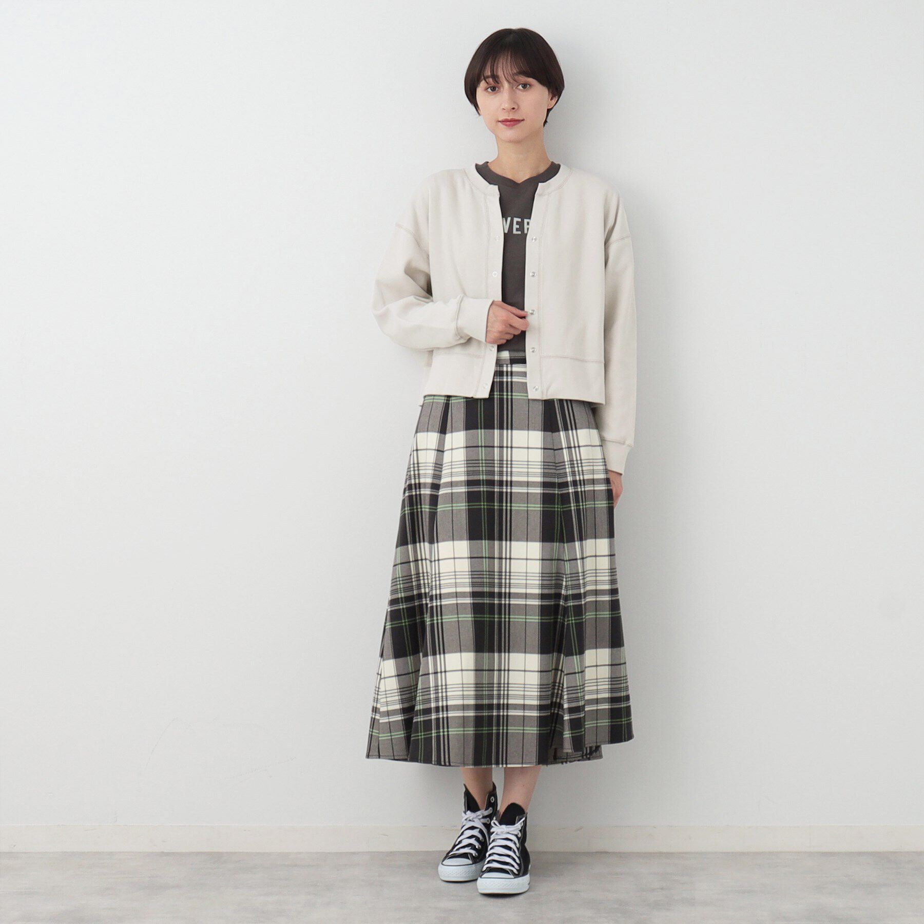 Dessin「【洗える】キーネックカットソーカーディガン」|カーディガン|