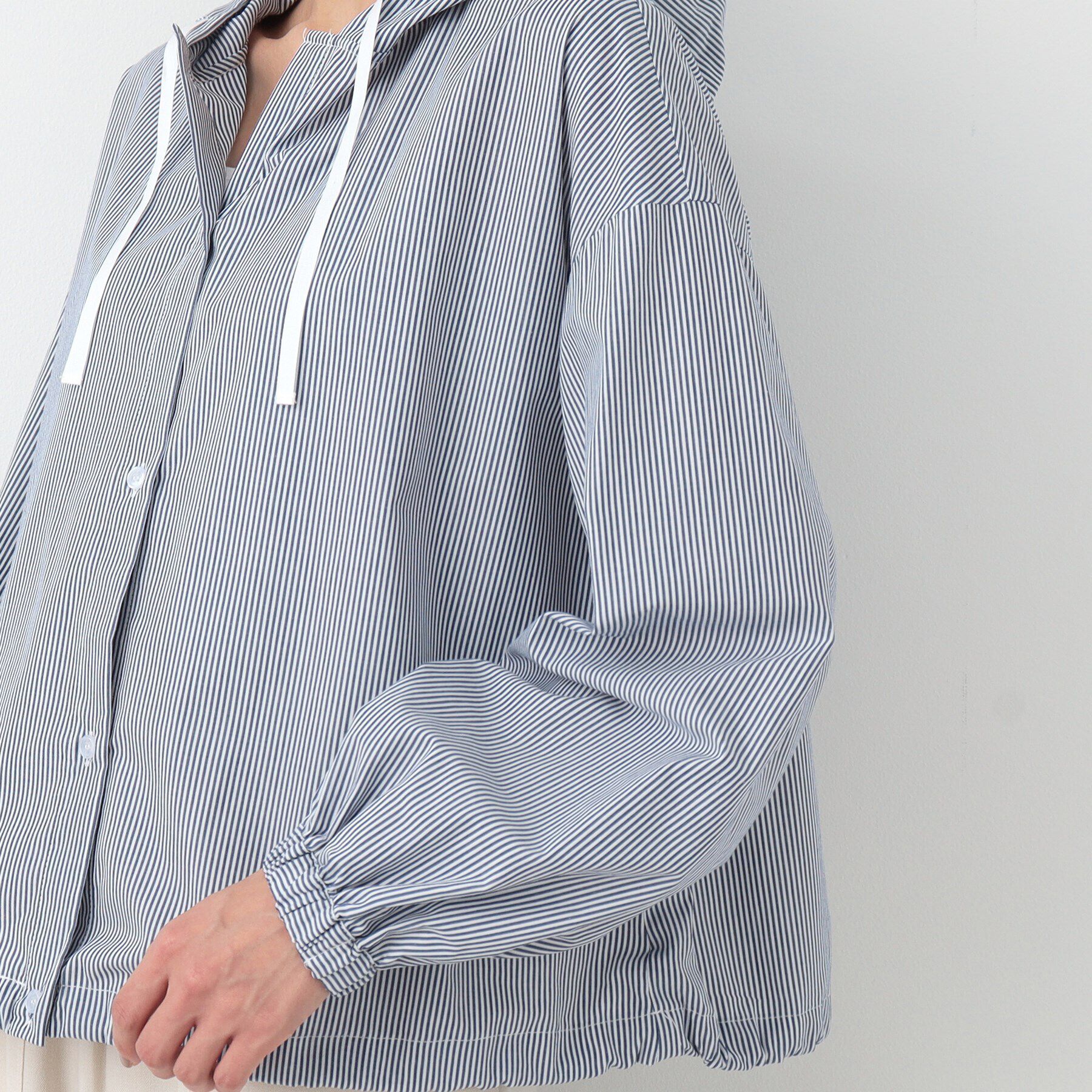 Dessin「【洗える】フーデットブラウス」|シャツ・ブラウス|