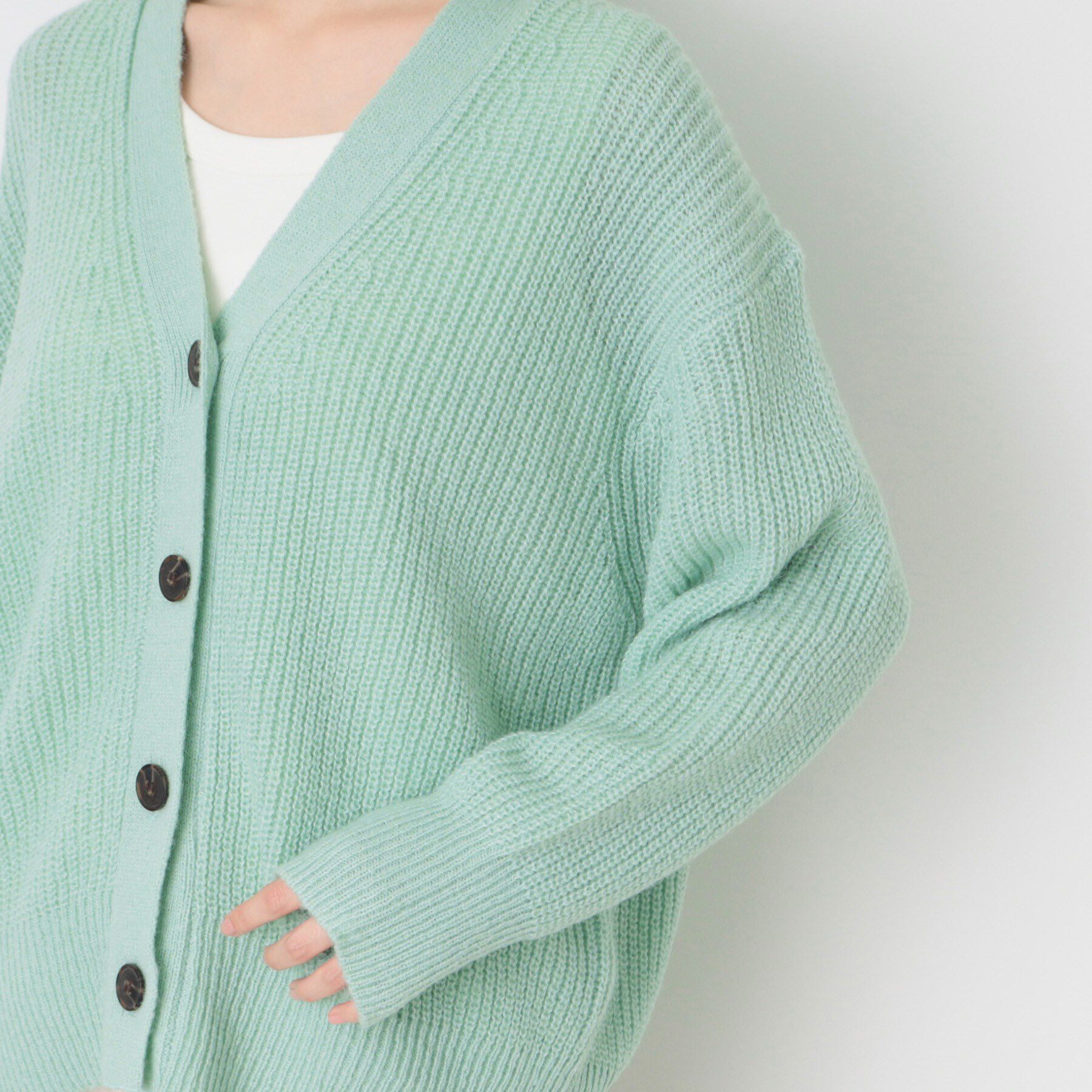 Dessin「【洗える】ローゲージカーディガン」|カーディガン|