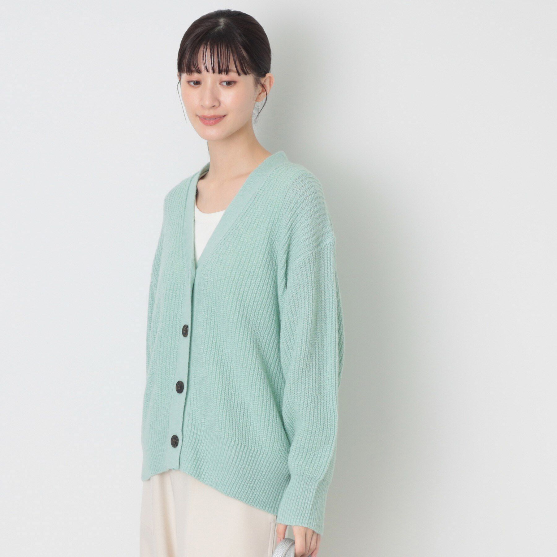 Dessin「【洗える】ローゲージカーディガン」|カーディガン|