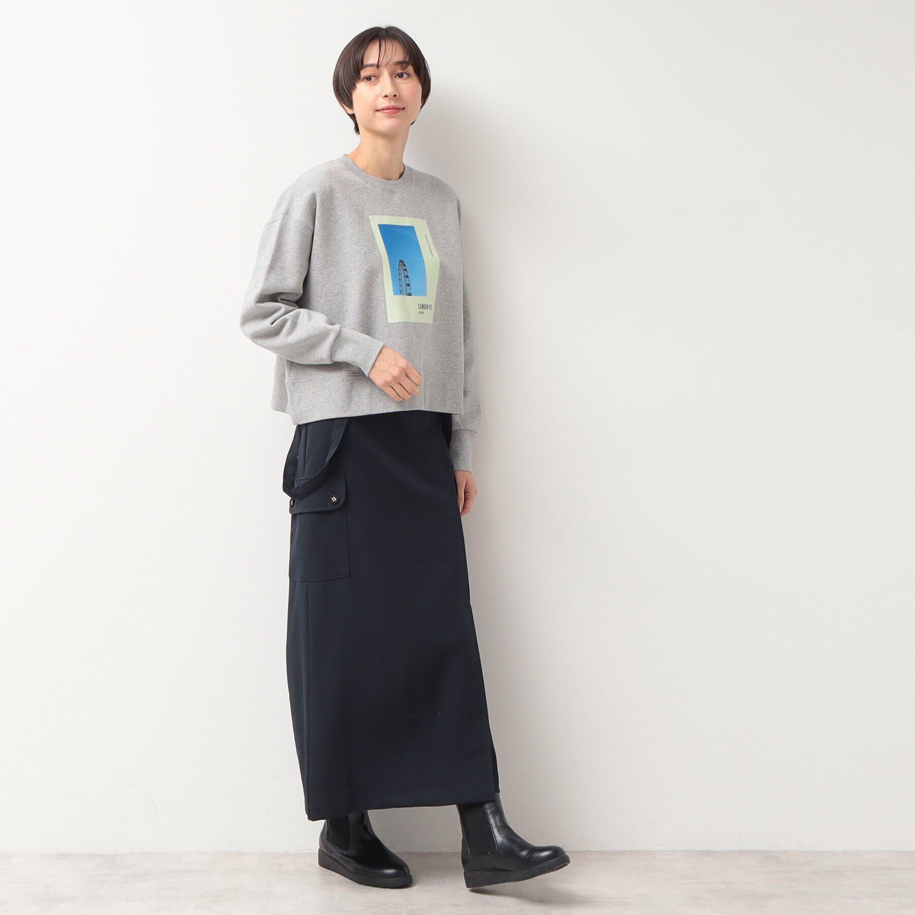 Dessin「【洗える】フォントプリントスウェット」|パーカー|