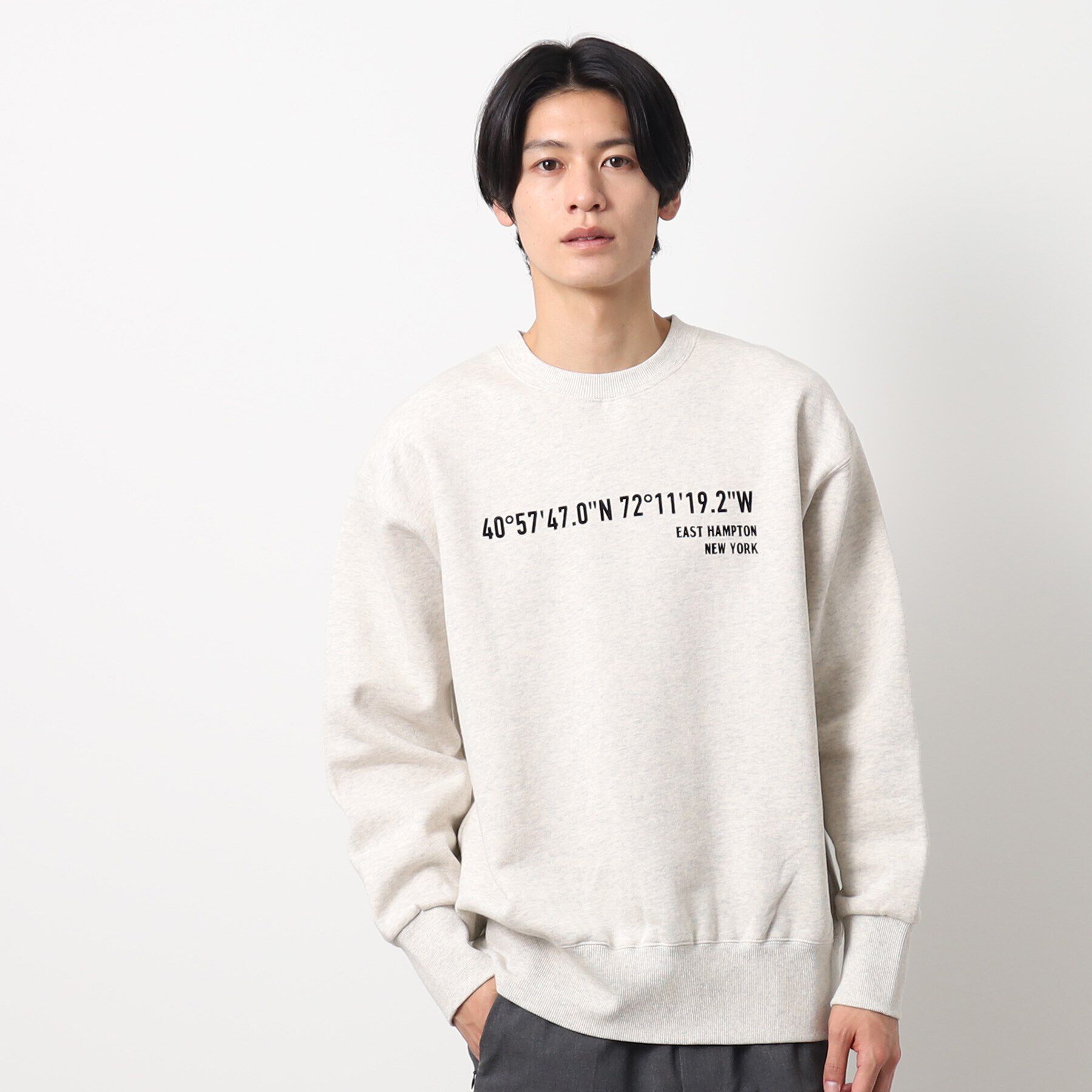 Dessin「【ユニセックス】座標プリントスウェット」|パーカー|