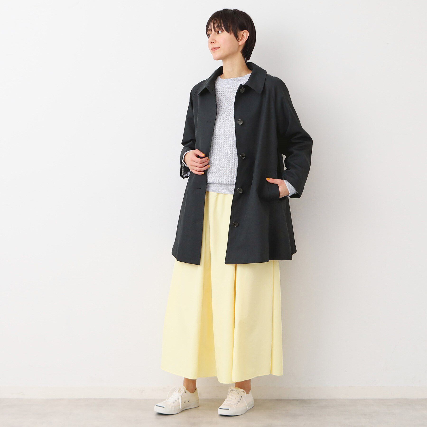 Dessin「【撥水】ステンカラーテントラインコート」|ステンカラーコート|