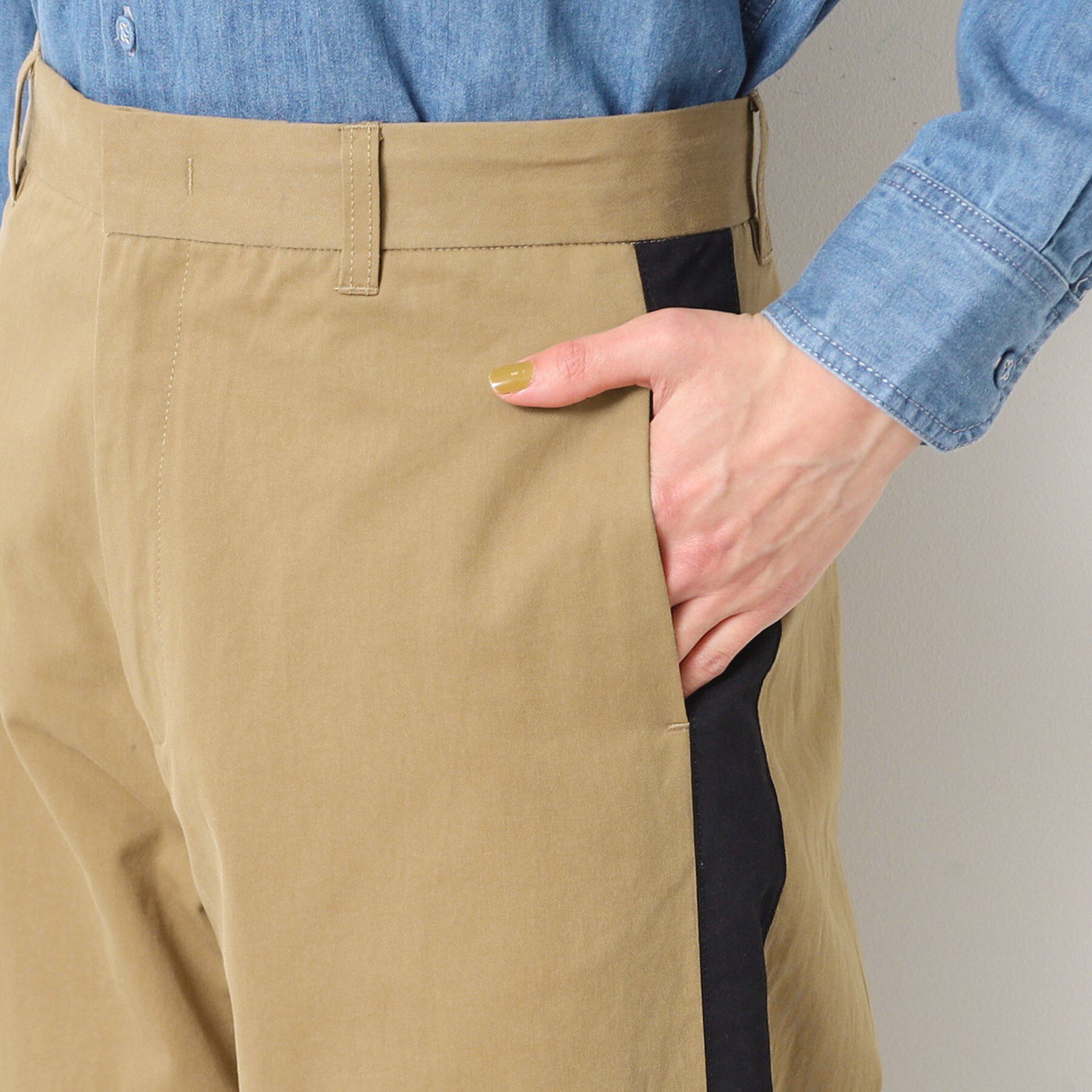 Dessin「【洗える】サイドライン入りワイドパンツ（S～L）」|その他|