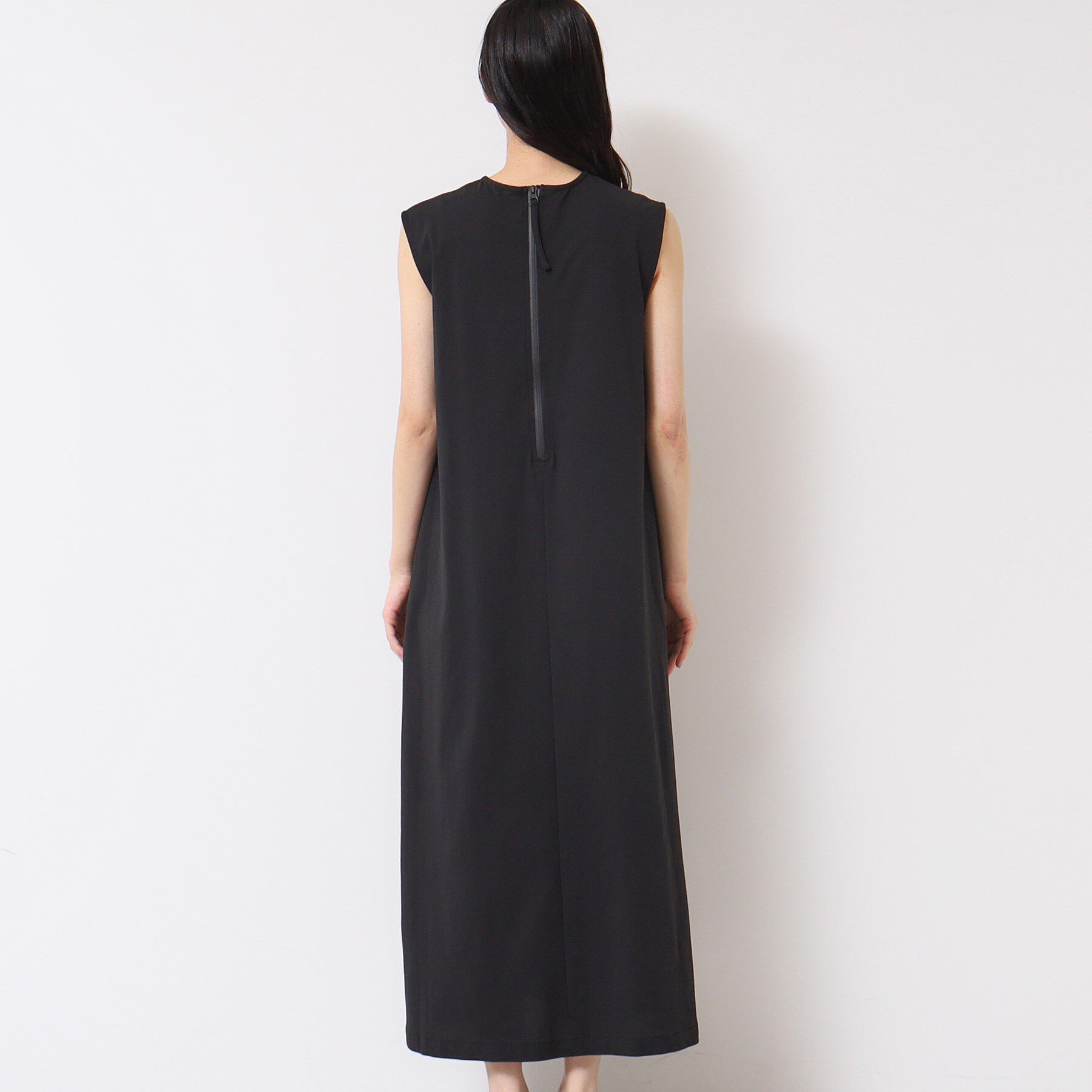 Dessin「【UV・洗える】後ろジップノースリーブワンピース」|ワンピース|