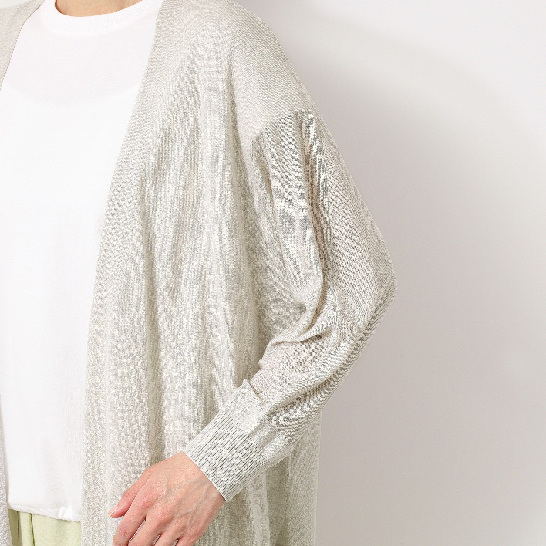 Dessin「【接触冷感・洗える】ドルマンスリーブひんやりカーディガン（S～L）」|カーディガン|