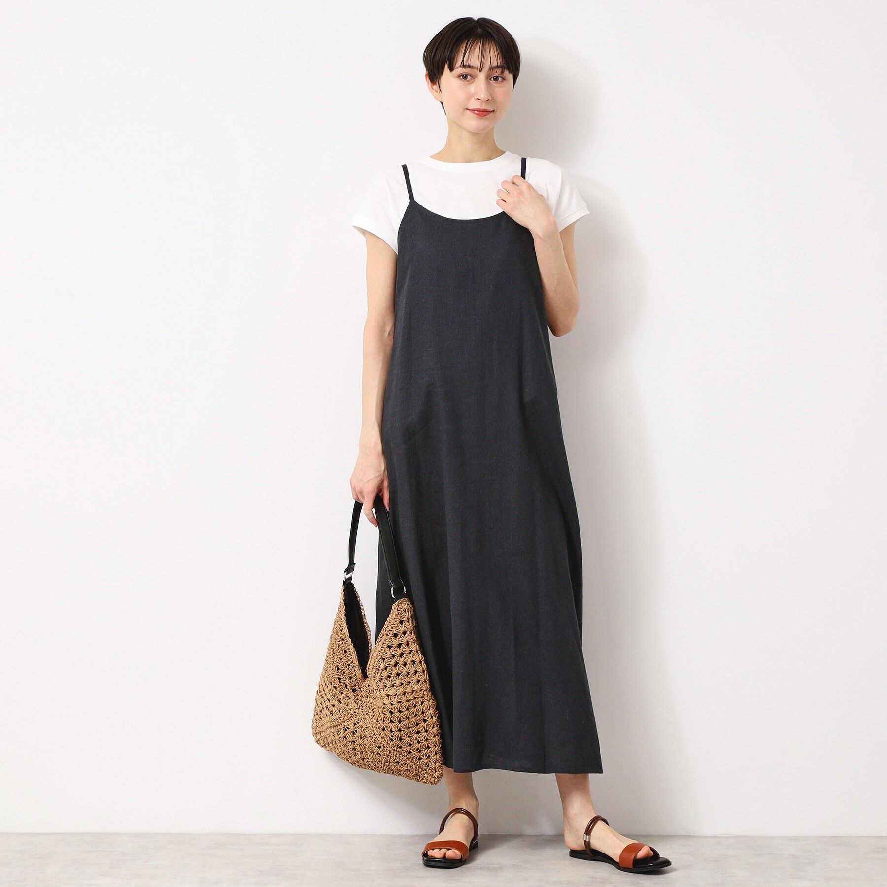 Dessin「【洗える】キャミソールドレス」|ワンピース|