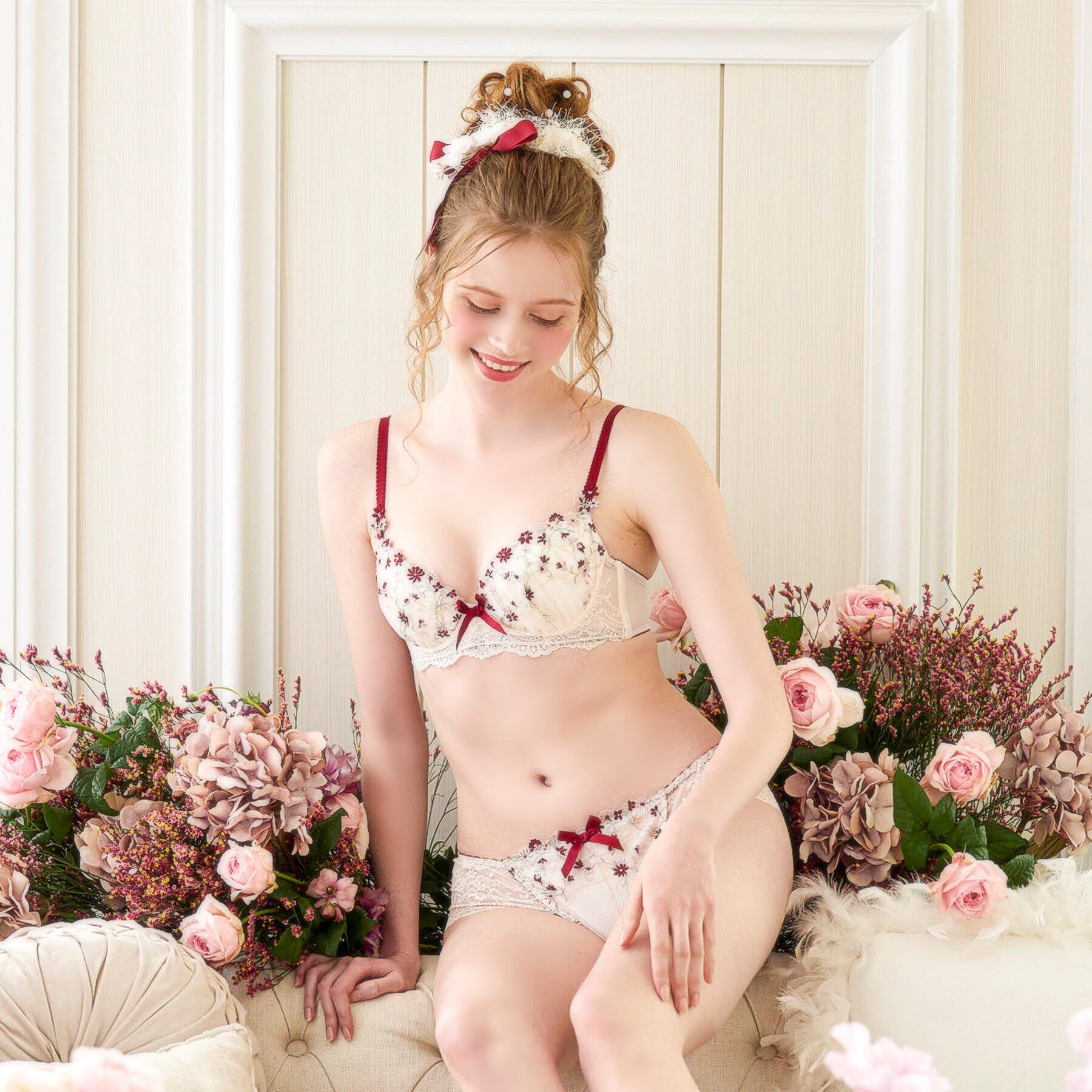 Risa Magli「ティナ ブラジャー（B-D）＜スウィートリッチ＞」|インナー|