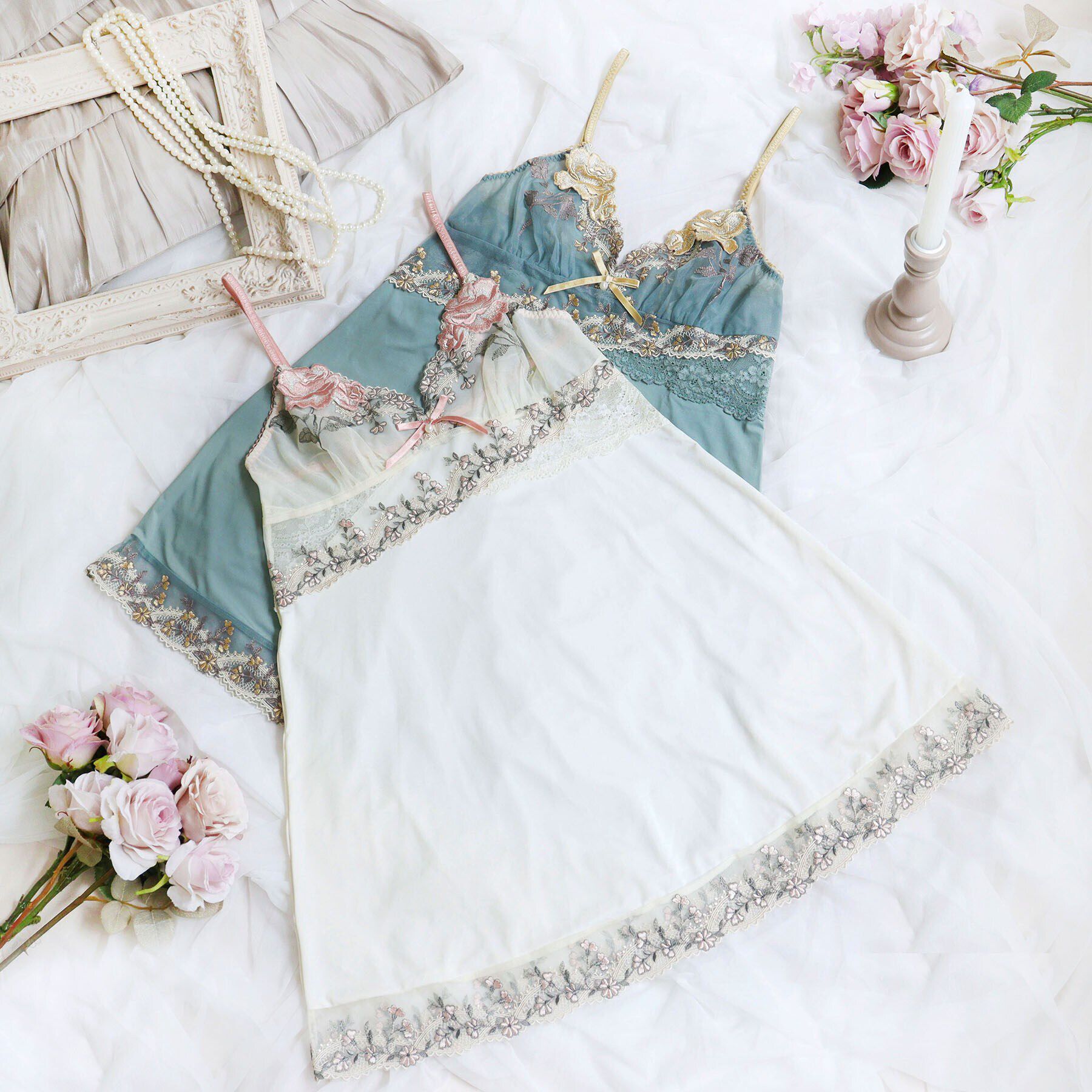 Risa Magli「フロリーナ スリップ」|キャミソール|