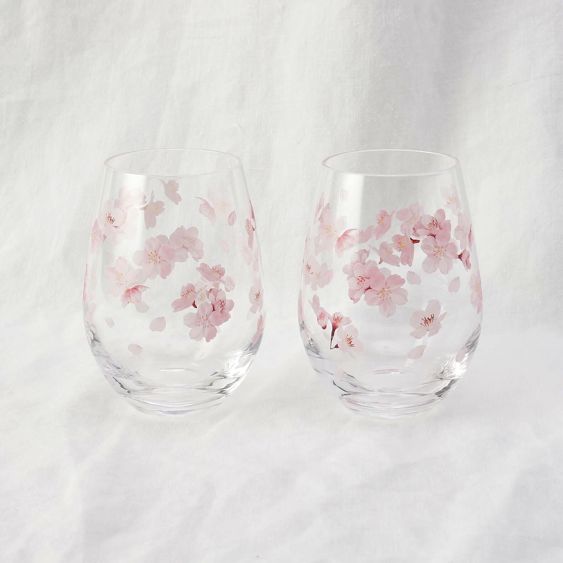 212 KITCHEN STORE「ペアタンブラーさくら柄」|グラス・マグカップ|