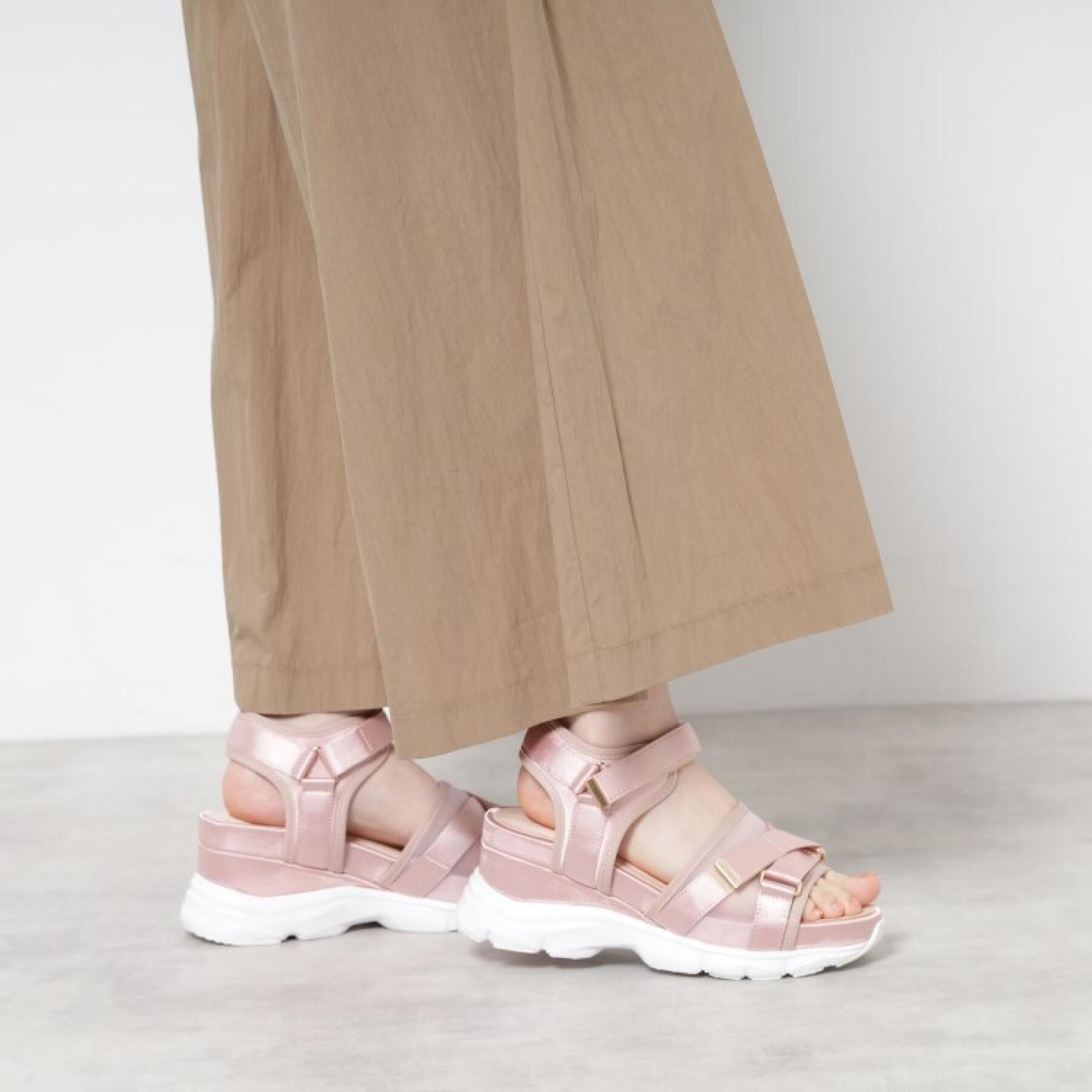 ESPERANZA「チュールベルトスポサン」|サンダル|ピンク(372)