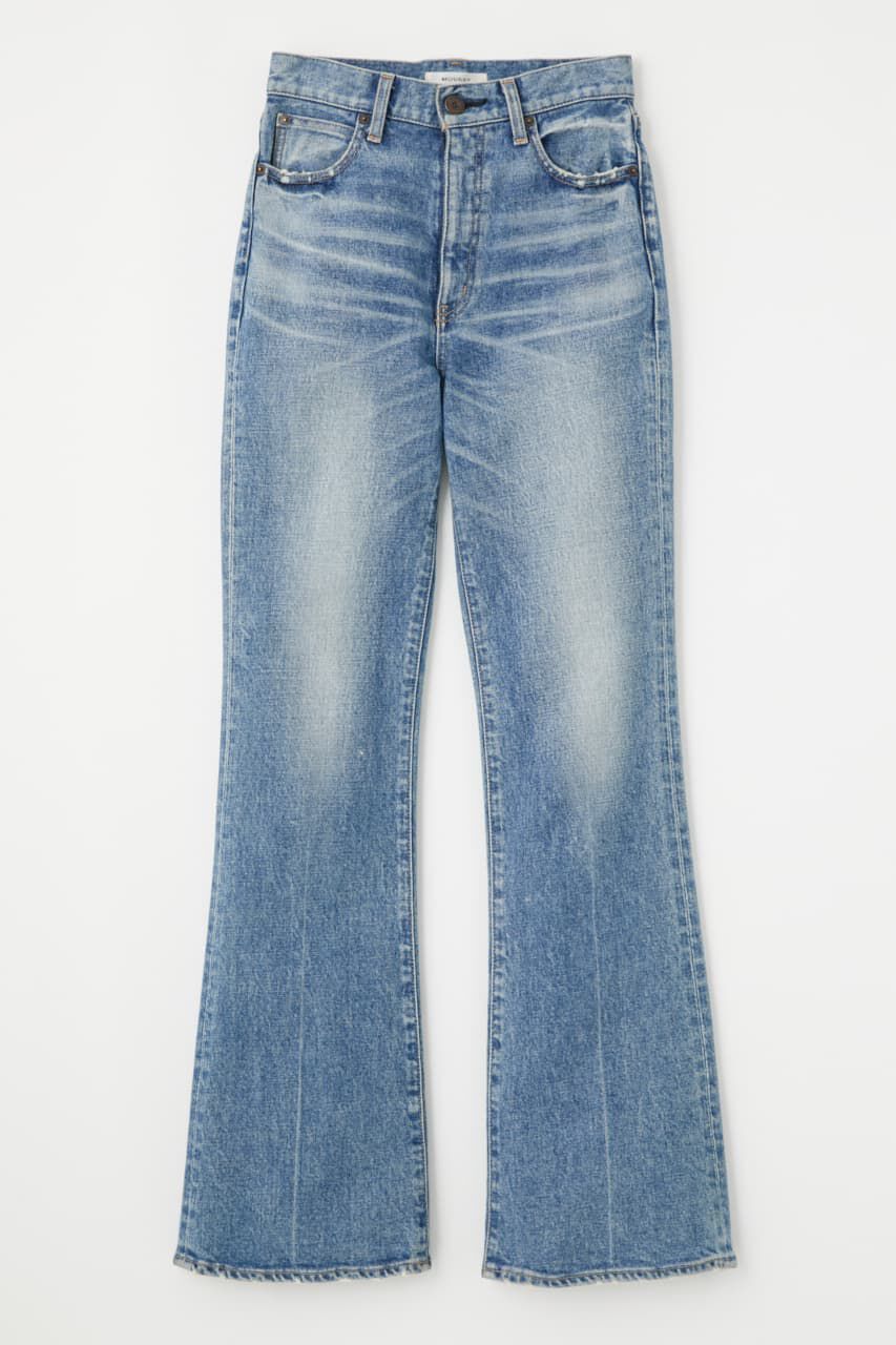 MOUSSY「MVS FLARE(L) / ロングサイズ」|デニム|