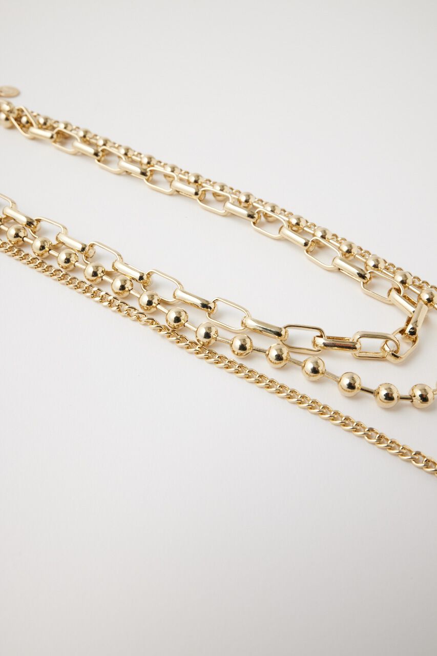 MOUSSY「CHAIN ネックレスセット」|ネックレス|