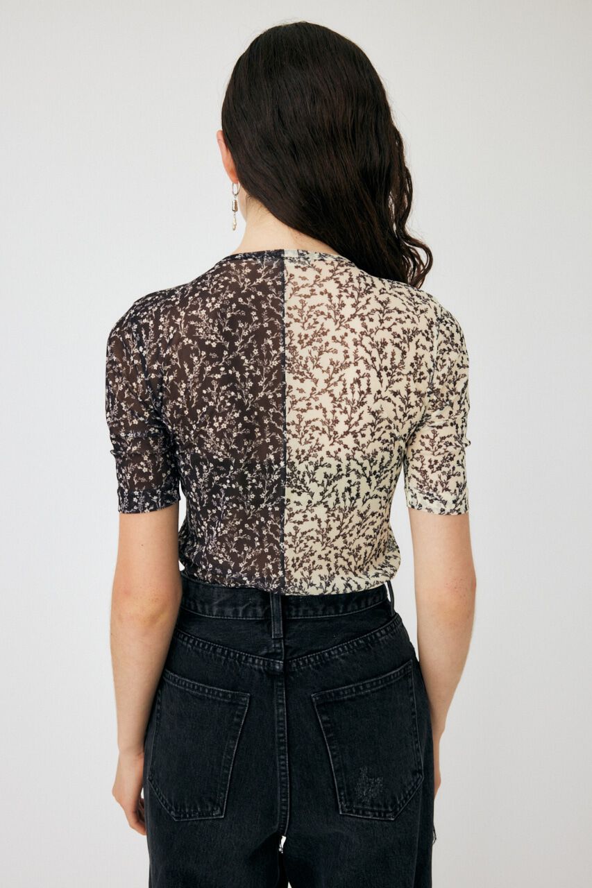 MOUSSY「ASYMMETRIC COLOR LACE UP トップス」|Tシャツ・カットソー|