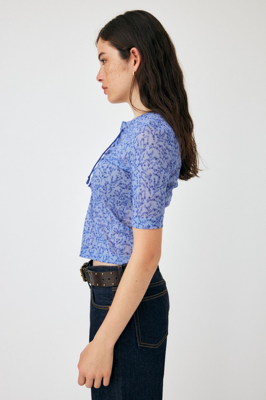 MOUSSY「ASYMMETRIC COLOR LACE UP トップス」|Tシャツ・カットソー|