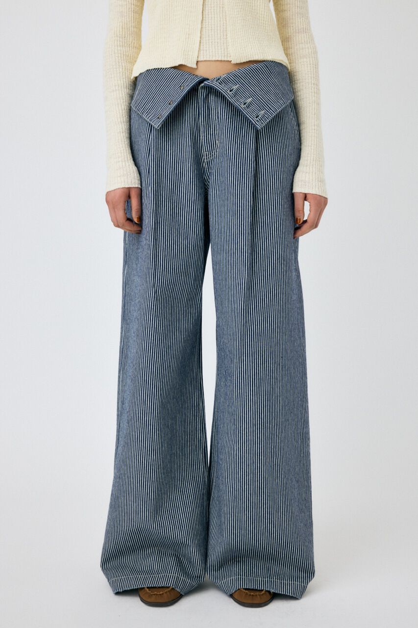 MOUSSY「CORSET DESIGN バギー デニム」|デニム|