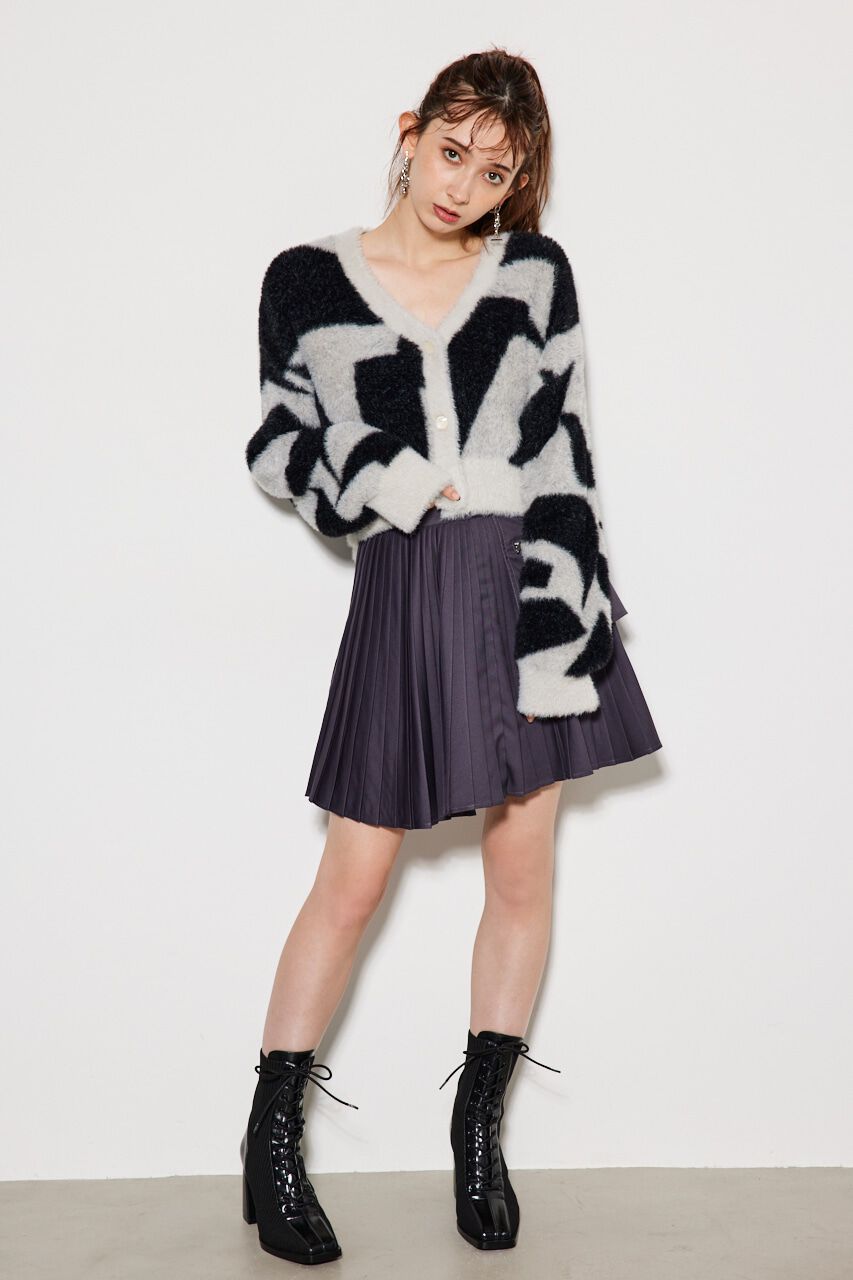 rienda「2WAYジオメトリックKnit CD TOP」|ニット・セーター|