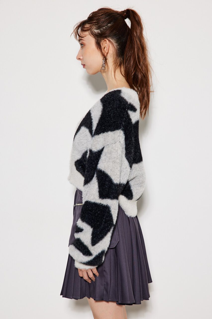 rienda「2WAYジオメトリックKnit CD TOP」|ニット・セーター|