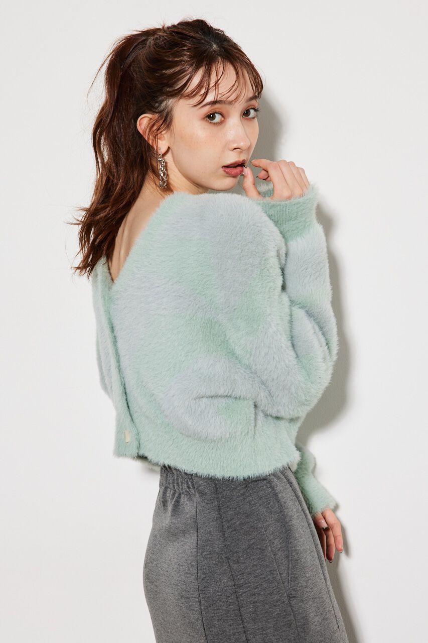 rienda「2WAYジオメトリックKnit CD TOP」|ニット・セーター|