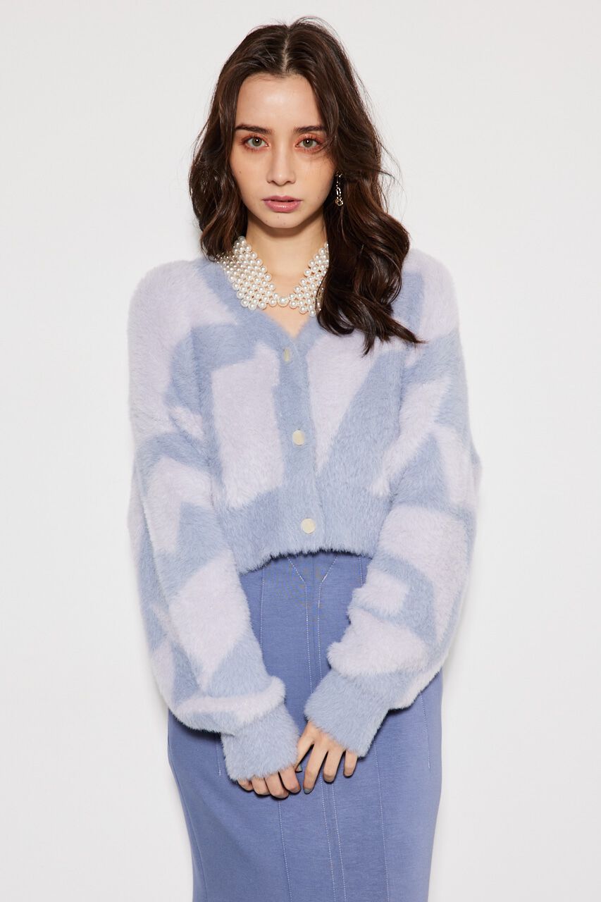 rienda「2WAYジオメトリックKnit CD TOP」|ニット・セーター|