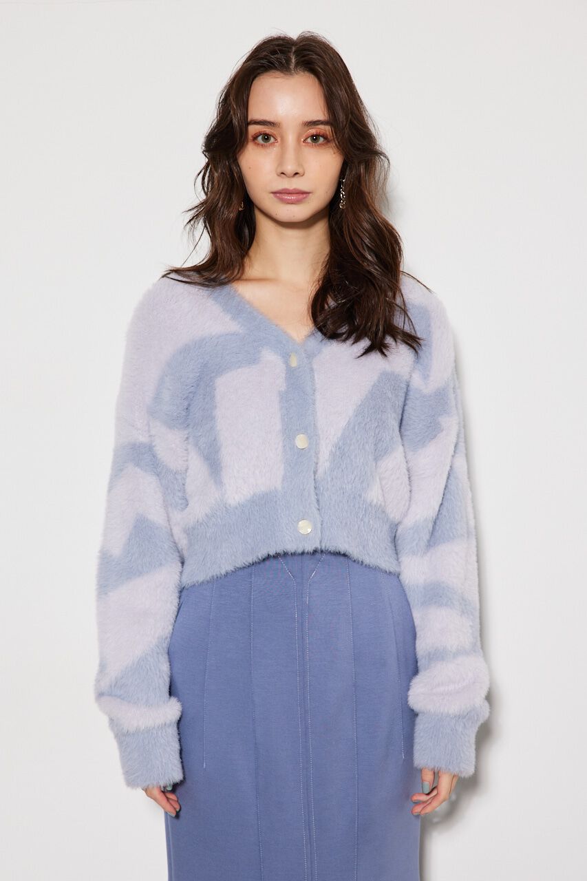 rienda「2WAYジオメトリックKnit CD TOP」|ニット・セーター|