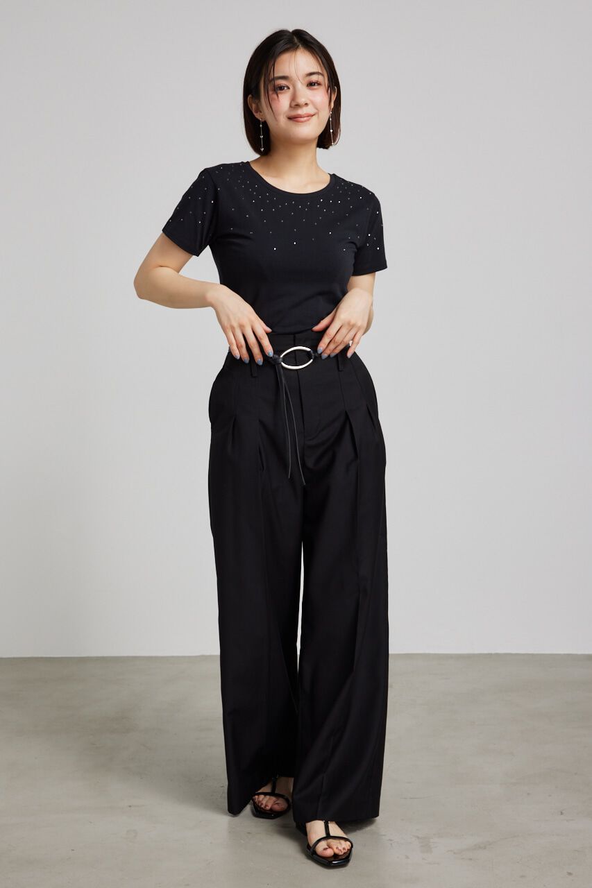 rienda「グラデーションストーンT-SH」|Tシャツ・カットソー|