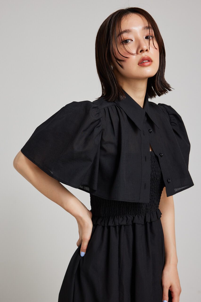 rienda「フレアSH SET シャーリングベアOP」|ワンピース|