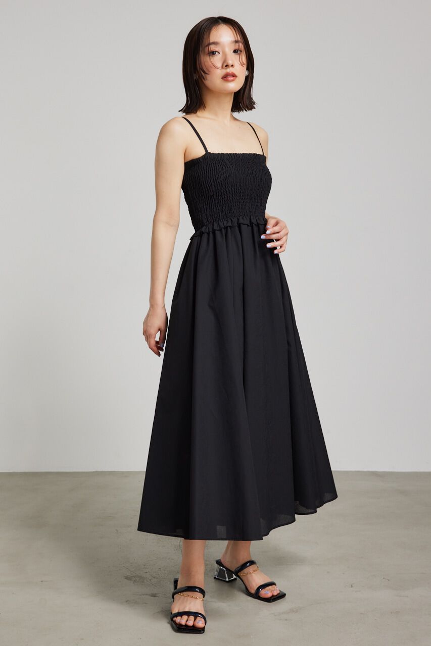 rienda「フレアSH SET シャーリングベアOP」|ワンピース|