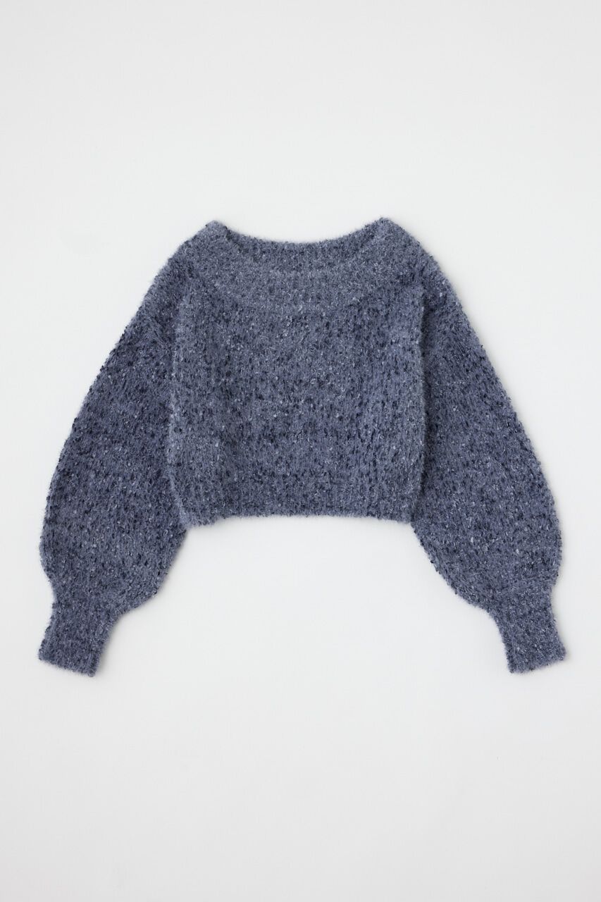 rienda「フラッフィーニットトップス」|ニット・セーター|BLU