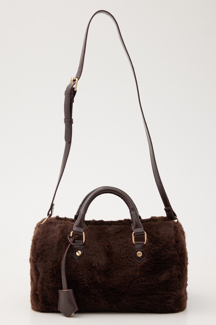 rienda「フェイクファーボストンバッグ」|その他|