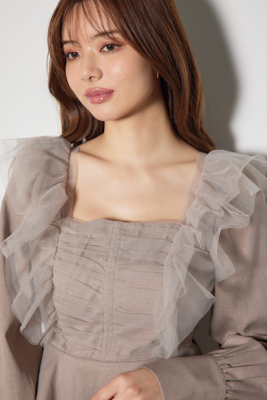 rienda「チュールドッキングマーメイドワンピース」|ワンピース|