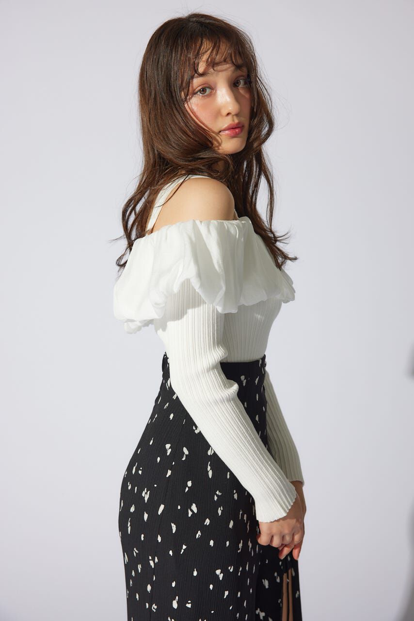 rienda「2WAYバルーンニットトップス」|ニット・セーター|