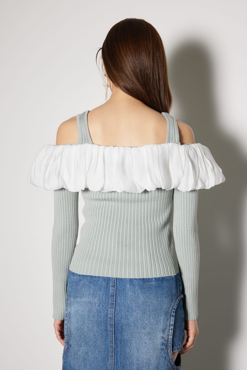 rienda「2WAYバルーンニットトップス」|ニット・セーター|