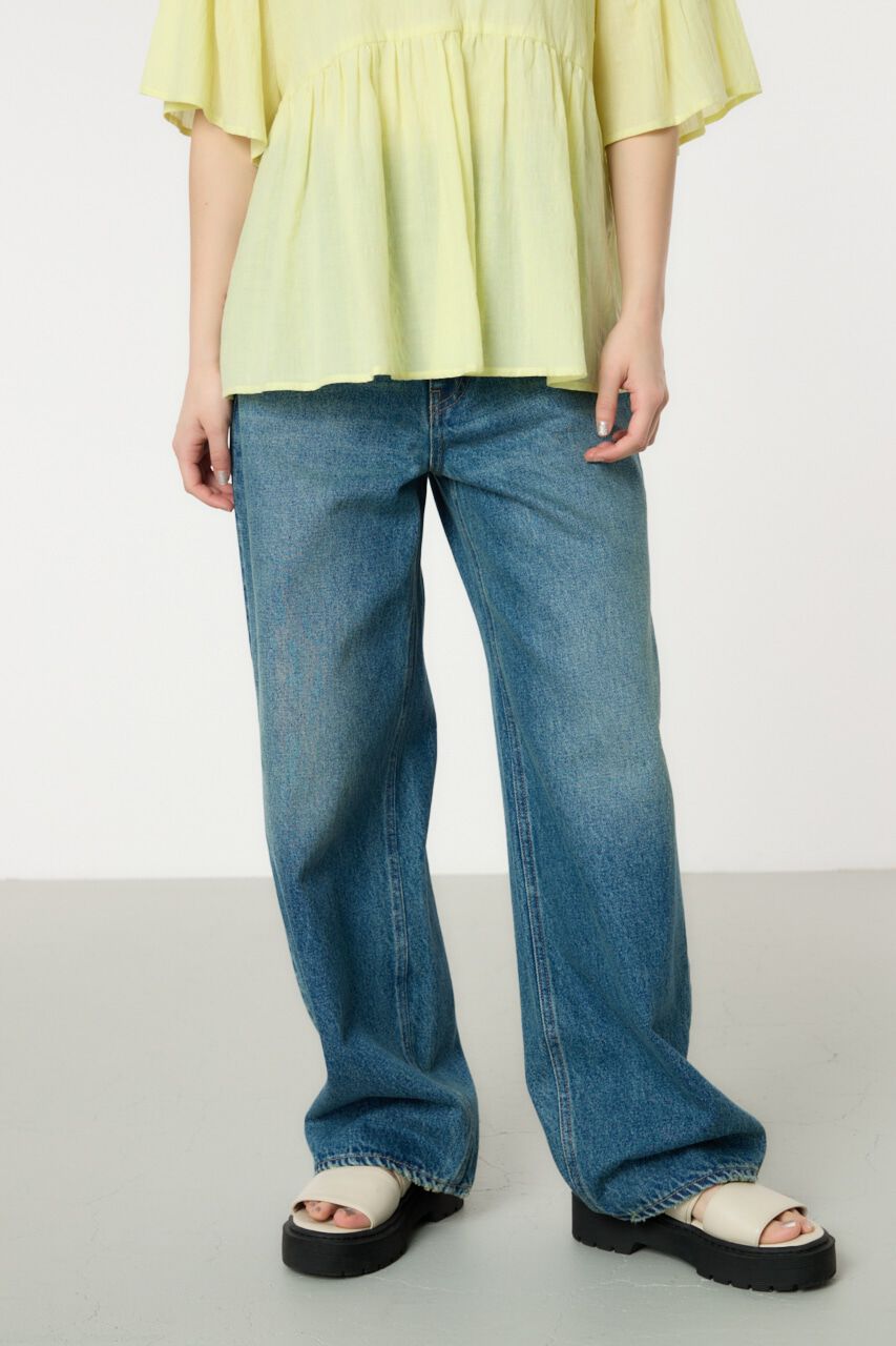 RODEO CROWNS「オールドウォッシュワイドルーズデニム」|デニム|