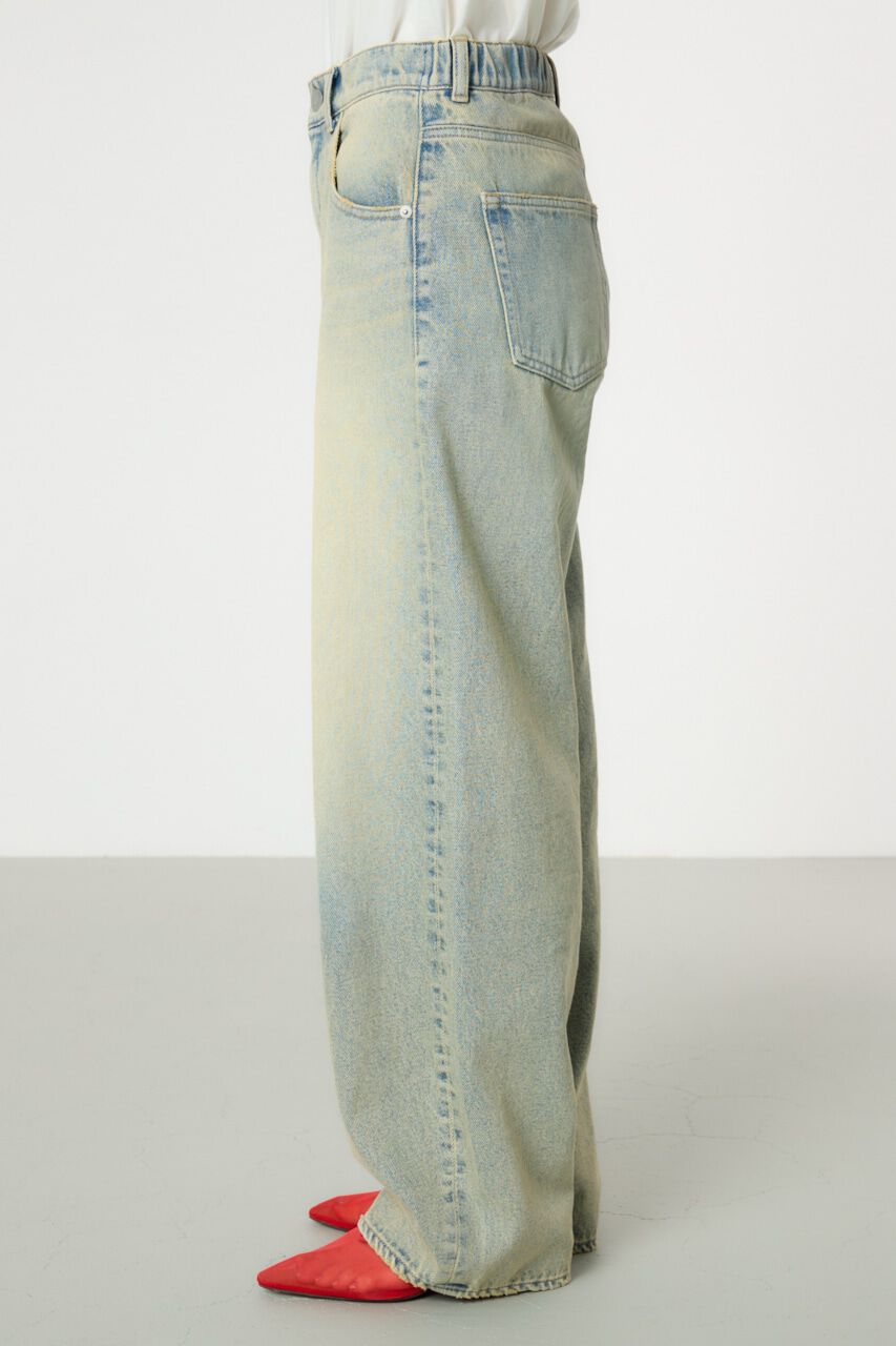 RODEO CROWNS「オールドウォッシュワイドルーズデニム」|デニム|
