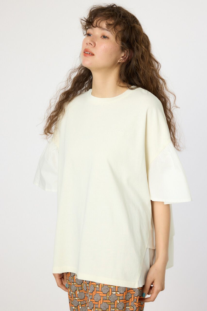 RODEO CROWNS「ピグメントバックフリルトップス」|Tシャツ・カットソー|