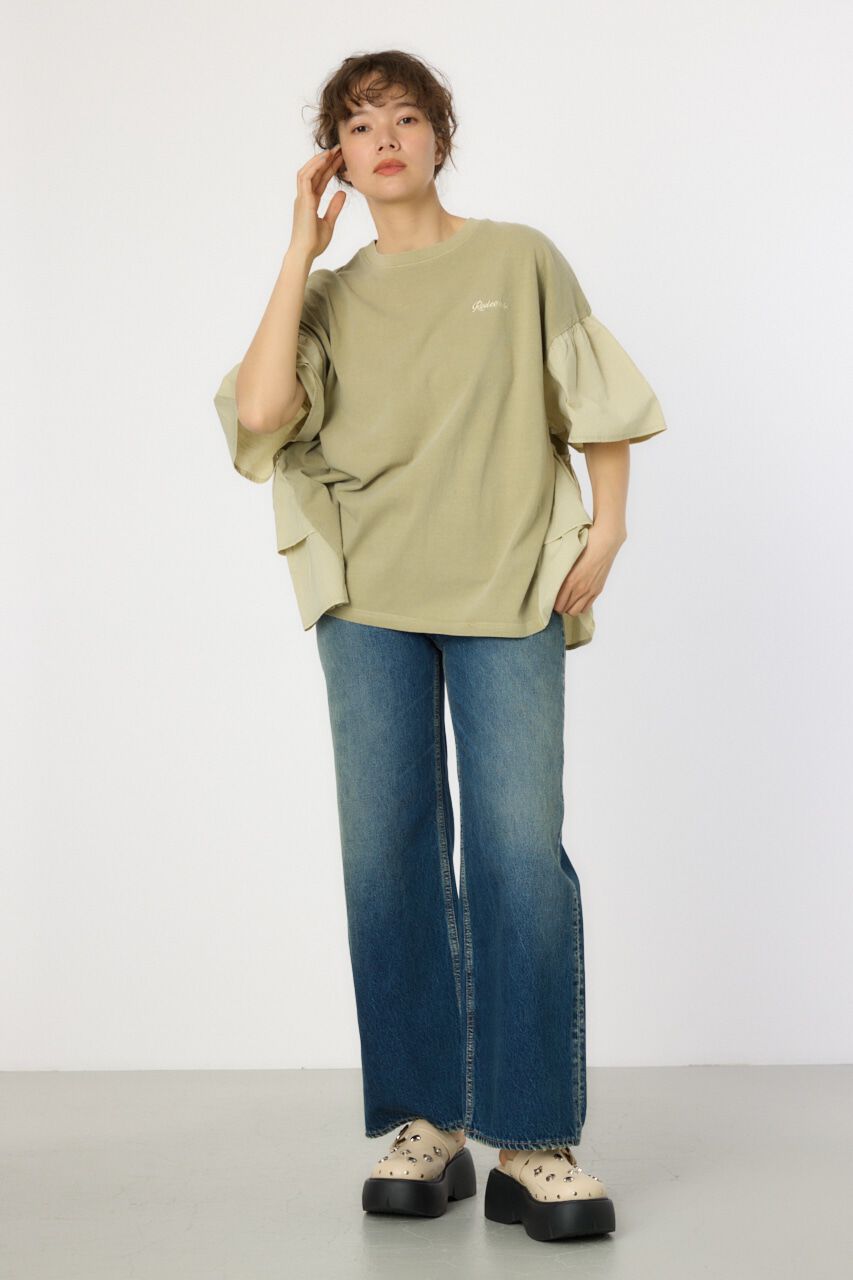 RODEO CROWNS「ピグメントバックフリルトップス」|Tシャツ・カットソー|