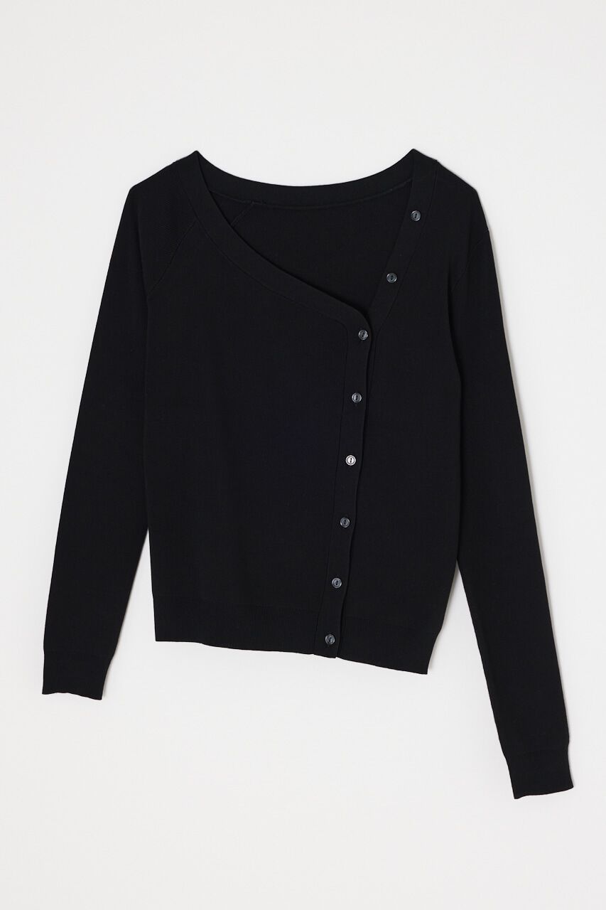 SLY「ASYMMETRY HG カーディガン」|カーディガン|BLK