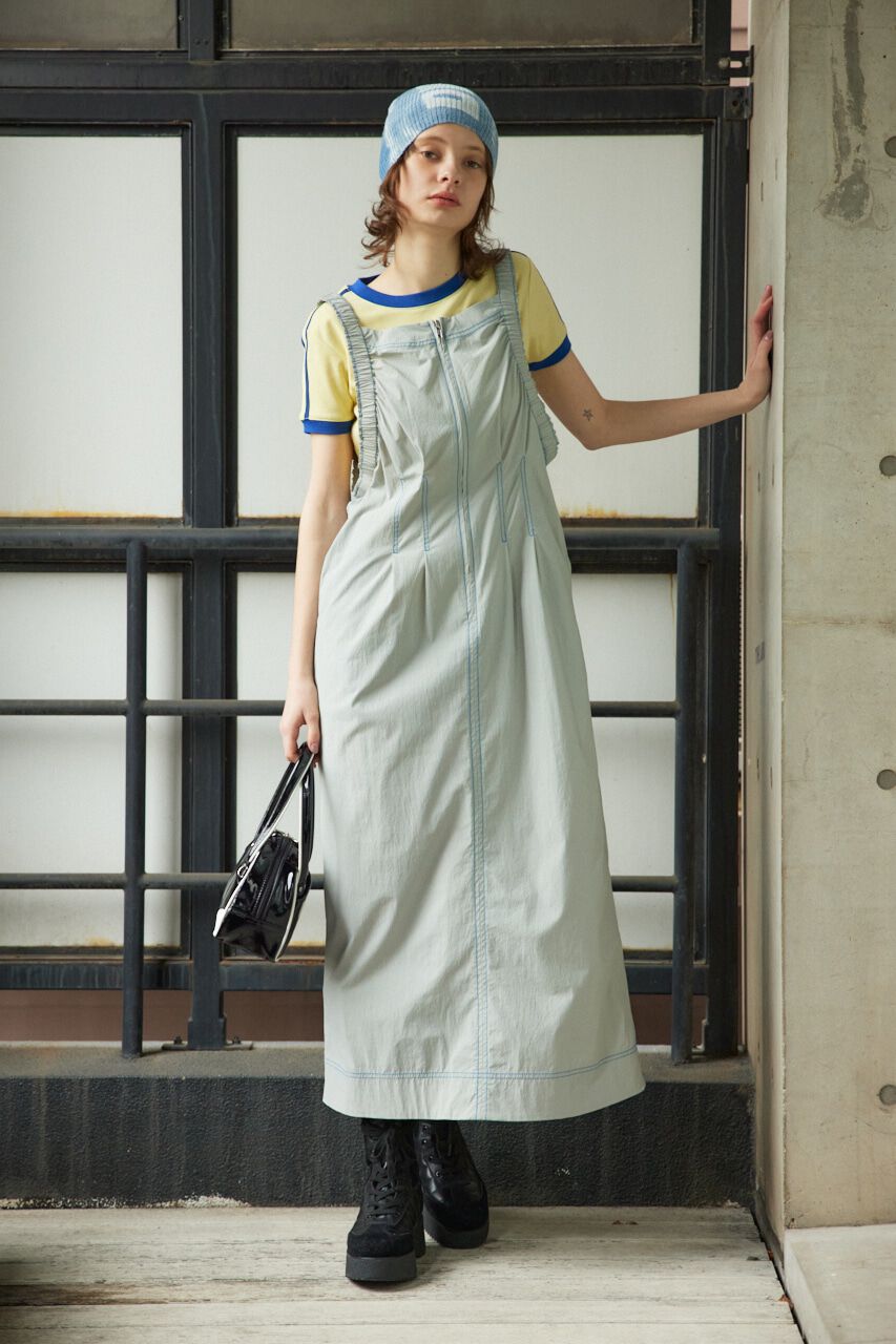 SLY「GATHER SHOULDER CAMI ロングワンピース」|ワンピース|