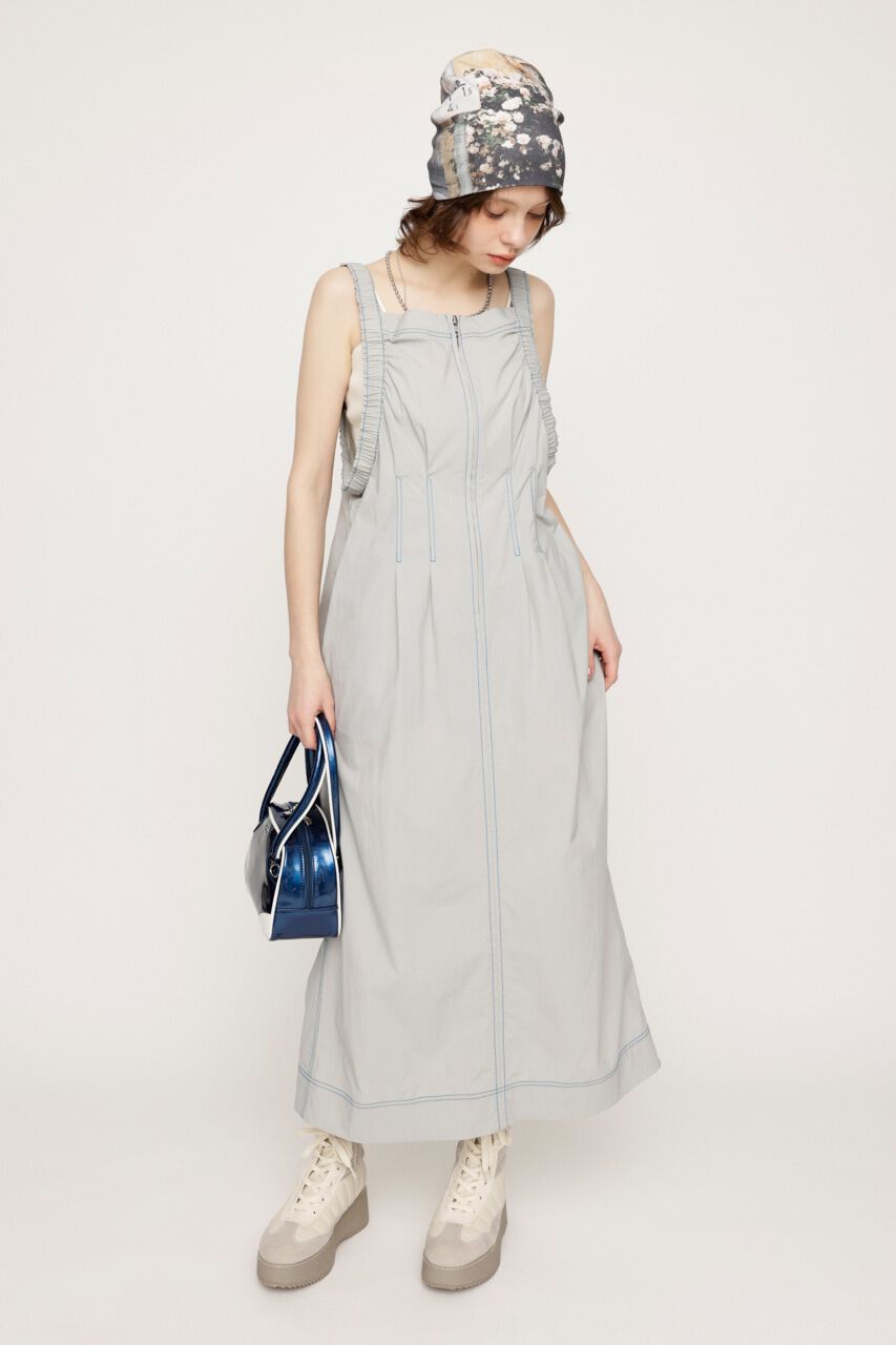 SLY「GATHER SHOULDER CAMI ロングワンピース」|ワンピース|
